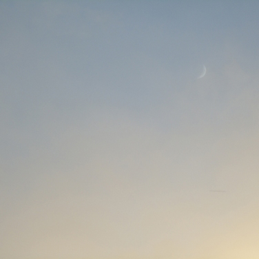 This is the original image. I wanted to take a picture of the crescent moon but the clouds moved too quickly.
